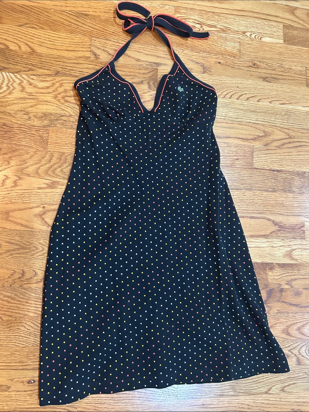 Lacoste Black Polka Dot Dress